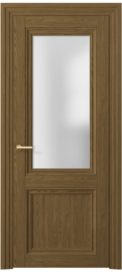 Межкомнатная дверь Centro 2524 Торфяной дуб Сатинированное стекло Цена 53440 ₽ | Volhovec