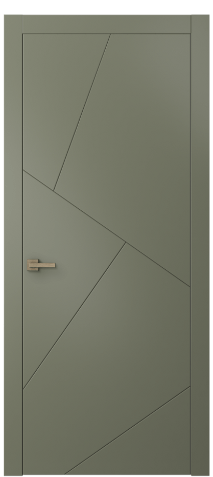 Межкомнатная дверь Linea 8058 Матовый оливковый тёмный  Цена 52080 ₽ | Volhovec