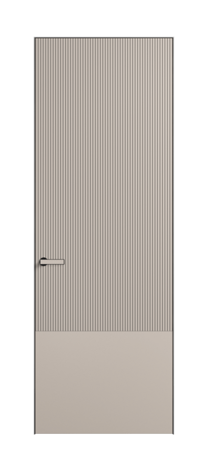 Дверь межкомнатная Velvet 8203 Матовый светло-бежевый. Скрытый короб Черный Цена 68220 . Фабрика дверей Волховец 8 (800) 551 43 19 Межкомнатная дверь Velvet 8203 Матовый светло-бежевый. Цена 68220 | Volhovec