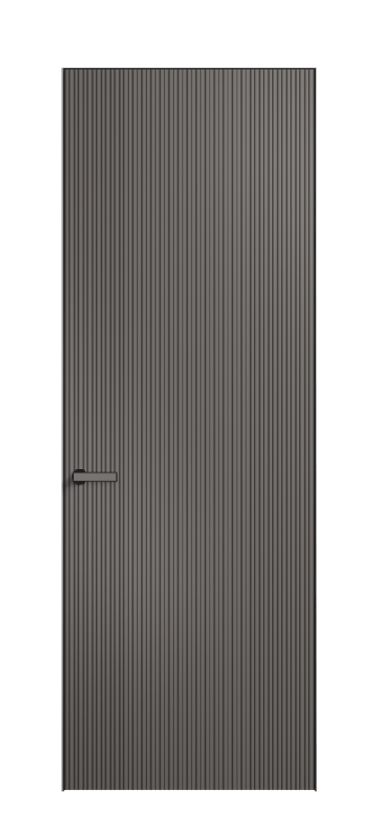 Дверь межкомнатная Velvet 8201 Матовый классический серый. Скрытый короб Черный Цена 68220 . Фабрика дверей Волховец 8 (800) 551 43 19 Межкомнатная дверь Velvet 8201 Матовый классический серый. Цена 68220 | Volhovec