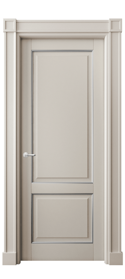 Межкомнатная дверь Toscana Plano 6303 Бук светло-бежевый серебряный  Цена 139140 #CURRENCY# | Volhovec