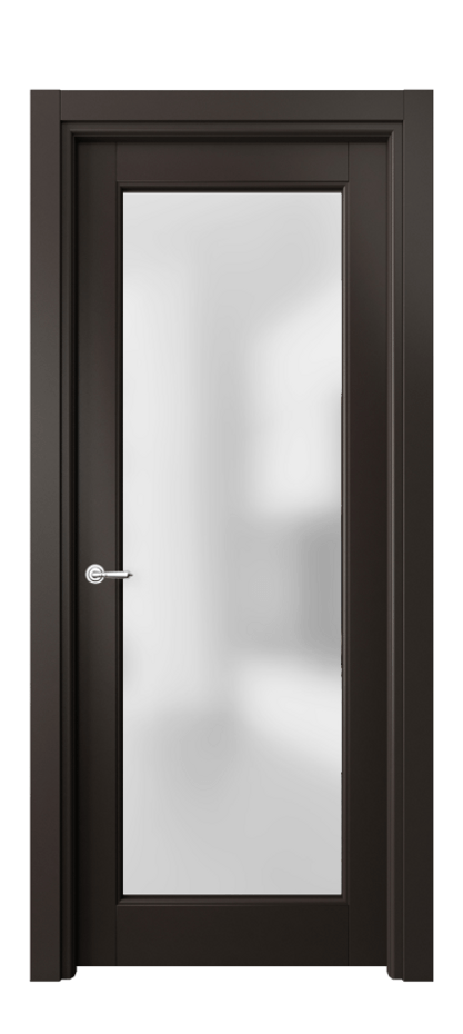 Межкомнатная дверь Toscana Litera 6300 Бук антрацит Сатинированное стекло Цена 94710 ₽ | Volhovec