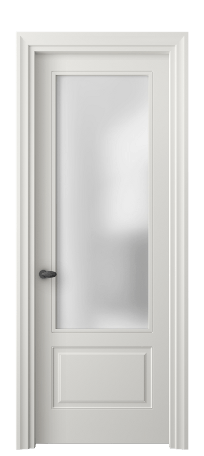 Межкомнатная дверь Esse 8542 Матовый серый Сатинированное стекло Цена 62730 ₽ | Volhovec