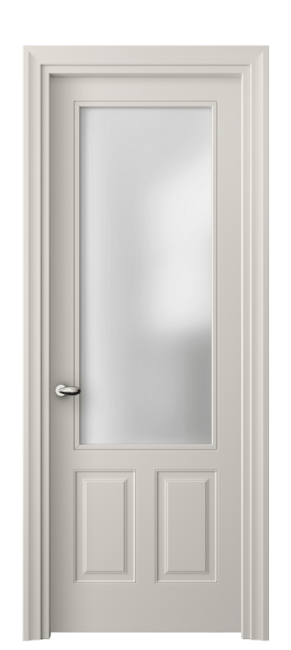 Межкомнатная дверь Esse 8522 Матовый облачно-серый Сатинированное стекло Цена 62730 ₽ | Volhovec
