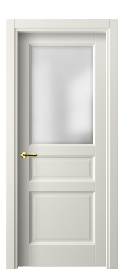 Межкомнатная дверь Галант 1432 Матовый жемчужный Сатинированное стекло Цена 45440 ₽ | Volhovec