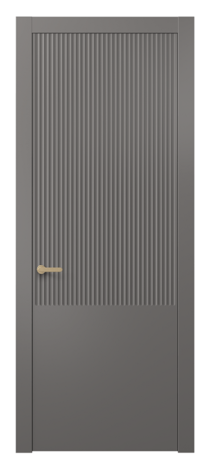 Межкомнатная дверь Альба 8646 Матовый классический серый  Цена 42210 ₽ | Volhovec