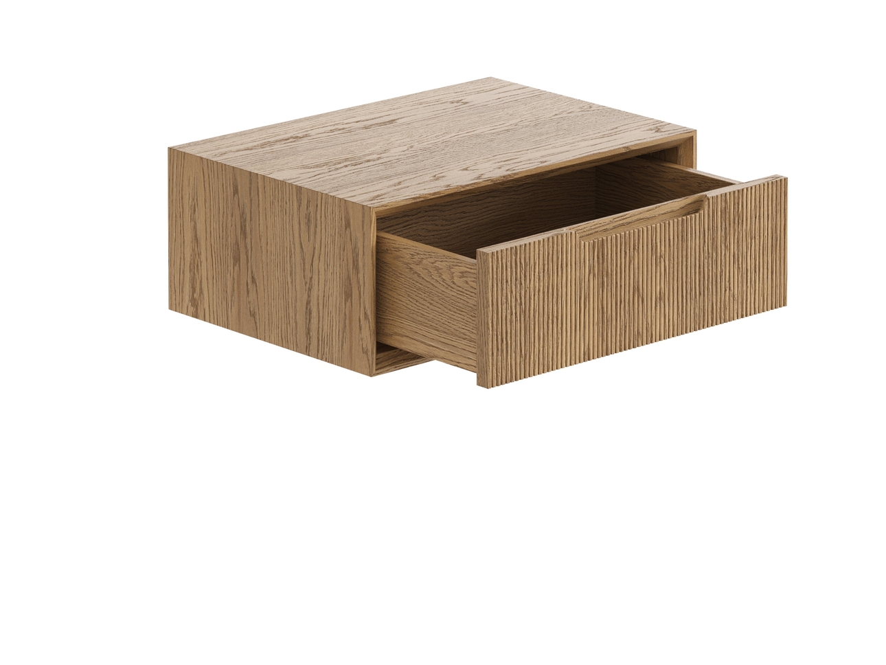 Тумба подвесная прикроватная Velvet 1 ящик дуб мускатный матовый