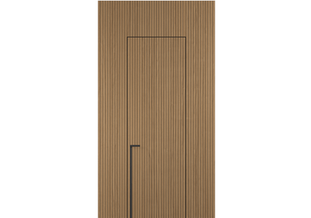Панели для отделки стен Стеновая панель Фрезерованные Дуб миндальный матовый рифт. Цвет Дуб миндальный матовый рифт. Материал Радиальный шпон Naturwood. Коллекция Фрезерованные. Картинка.