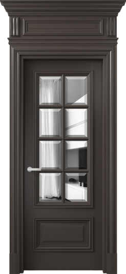 Межкомнатная дверь 7316 МАН ДВ ЗЕР Ф. Цвет Матовый антрацит. Материал Гладкая эмаль. Коллекция Антик. Фото. Дверь межкомнатная 7316 МАН ДВ ЗЕР Ф. Цвет Матовый антрацит. Материал Гладкая эмаль. Коллекция Антик. Картинка.