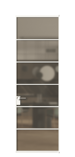 Межкомнатная дверь АЛПЛ040.04 Бронза сатин триплекс БЕЛ. Цвет Алюминий Белый. Материал Алюминий. Коллекция Формато. Фото. Дверь межкомнатная АЛПЛ040.04 Бронза сатин триплекс БЕЛ. Цвет Алюминий Белый. Материал Алюминий. Коллекция Формато. Картинка.