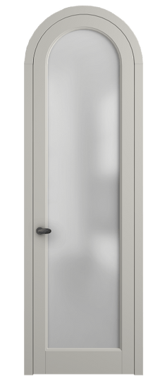 Дверь межкомнатная 6814 МТСР САТ. Цвет Матовый тёплый серый. Материал Гладкая эмаль. Коллекция Palazzo. Картинка.