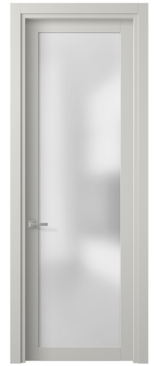 Дверь межкомнатная 2102q МСР САТ. Цвет Матовый серый. Материал Гладкая эмаль. Коллекция Планум. Картинка.