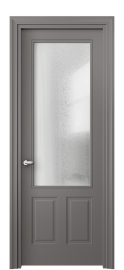 Межкомнатная дверь 8522 МКЛС ЛЕД. Цвет Матовый классический серый. Материал Гладкая эмаль. Коллекция Esse. Фото. Дверь межкомнатная 8522 МКЛС ЛЕД. Цвет Матовый классический серый. Материал Гладкая эмаль. Коллекция Esse. Картинка.