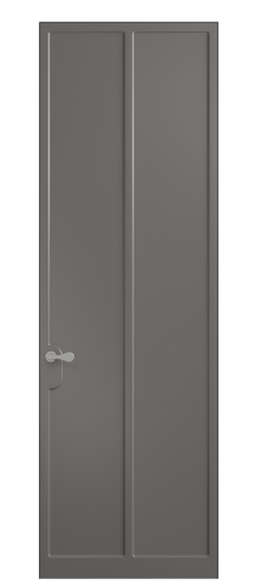 Дверь межкомнатная 7511 МКЛС. Цвет Матовый классический серый. Материал Гладкая эмаль. Коллекция Softform. Картинка.