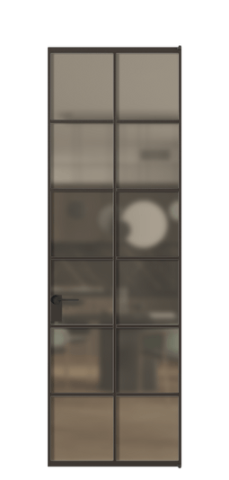 Межкомнатная дверь АЛПЛ040.05 Бронза сатин триплекс ААН. Цвет Алюминий антрацит. Материал Алюминий в эмали. Коллекция Формато. Фото. Дверь межкомнатная АЛПЛ040.05 Бронза сатин триплекс ААН. Цвет Алюминий антрацит. Материал Алюминий в эмали. Коллекция Формато. Картинка.