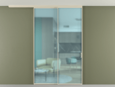 Перегородка Formato вдоль стены на потолок телескопик синхро 2