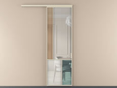 Перегородка Mosaic вдоль стены одностворчатая