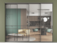 Перегородка Formato внутри проёма телескопик синхро 3