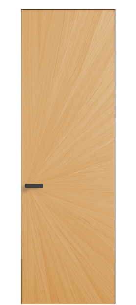 Дверь межкомнатная АКП 0206 ДЗМЛР Дуб золотой матовый. Цвет Дуб золотой матовый рифт. Материал Радиальный шпон НатурВуд. Коллекция Рифт. Картинка.