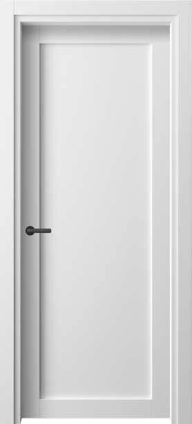 Дверь межкомнатная 2101 БШ. Цвет Белый шёлк. Материал Ciplex ламинатин. Коллекция Neo. Картинка.